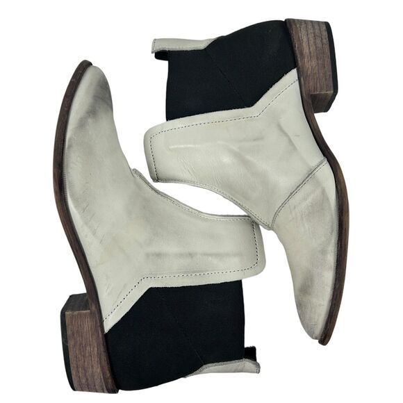 Free People Boho Distressed Dark Horse Ankle Chelsea Boot Size Women’s US 8.5 - Picture 9 of 10